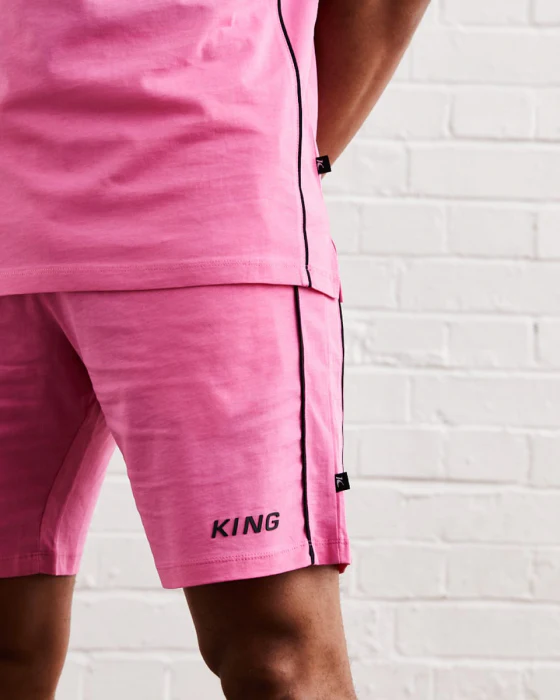 KING STEPNEY SHORTS - ELECTRIC PINK - Image 2