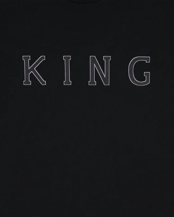 KING STEPNEY T-SHIRT - BLACK - Image 5