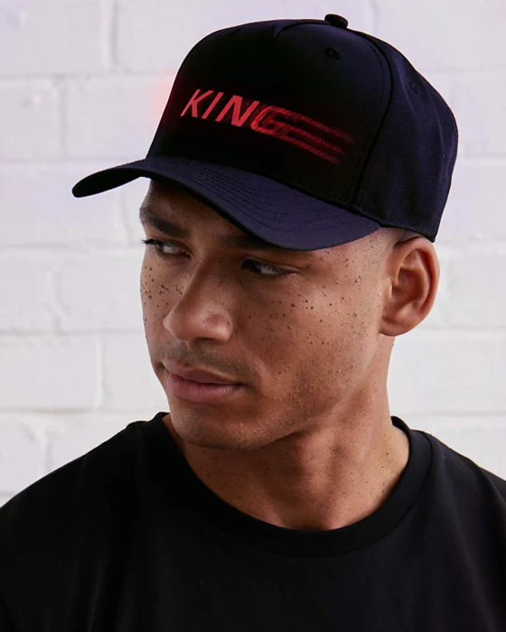 KING TENNYSON CURVED PEAK CAP - INK BLUE