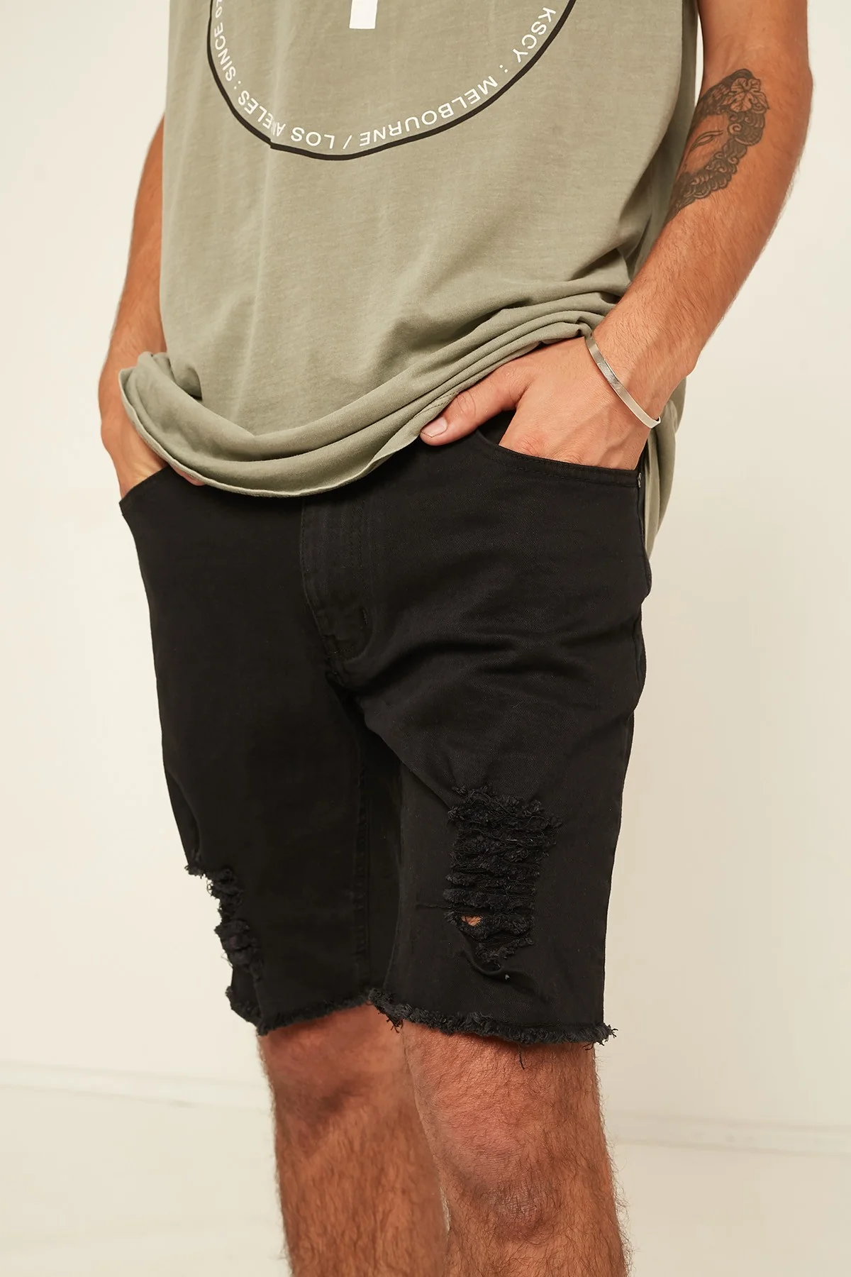 KISS CHACEY BIKER SHORT - Jet Black - Image 3