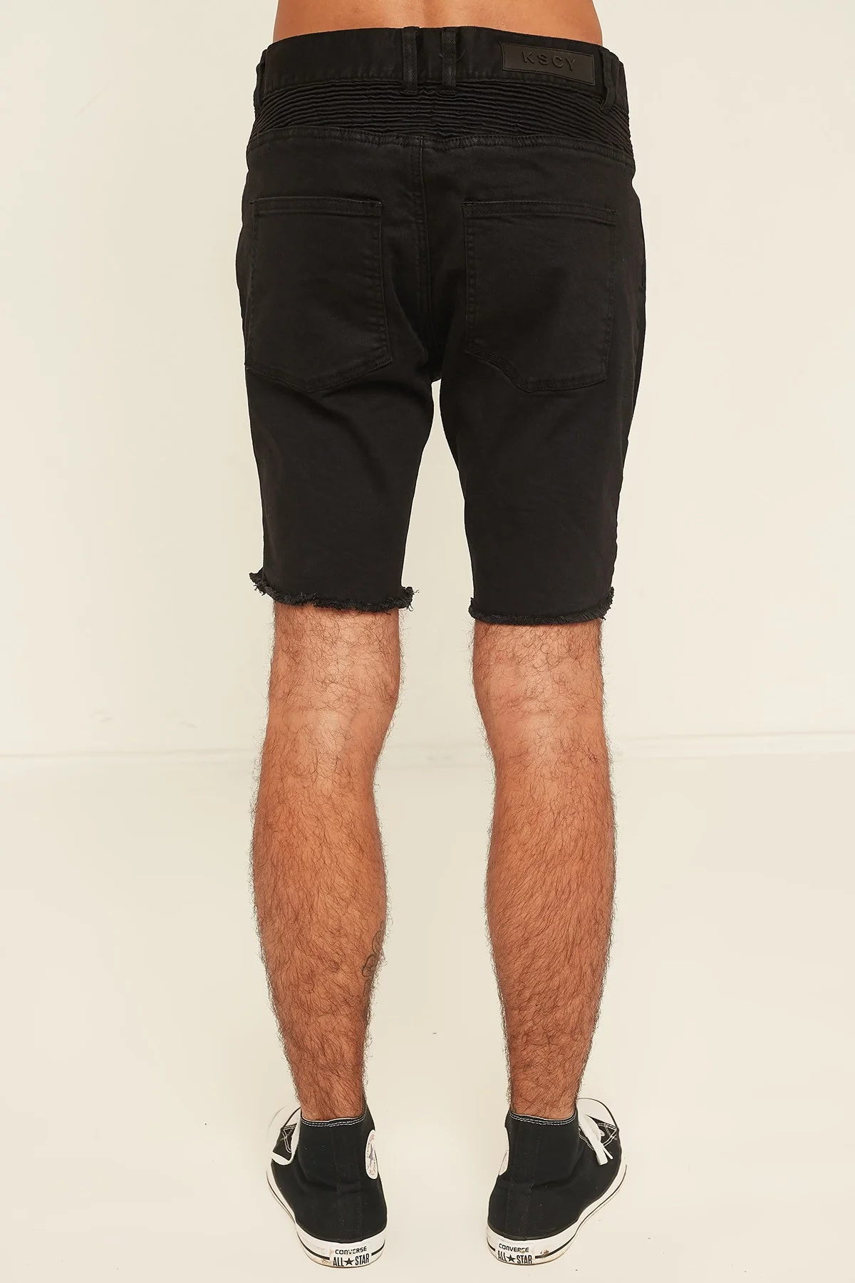 KISS CHACEY BIKER SHORT - Jet Black - Image 6
