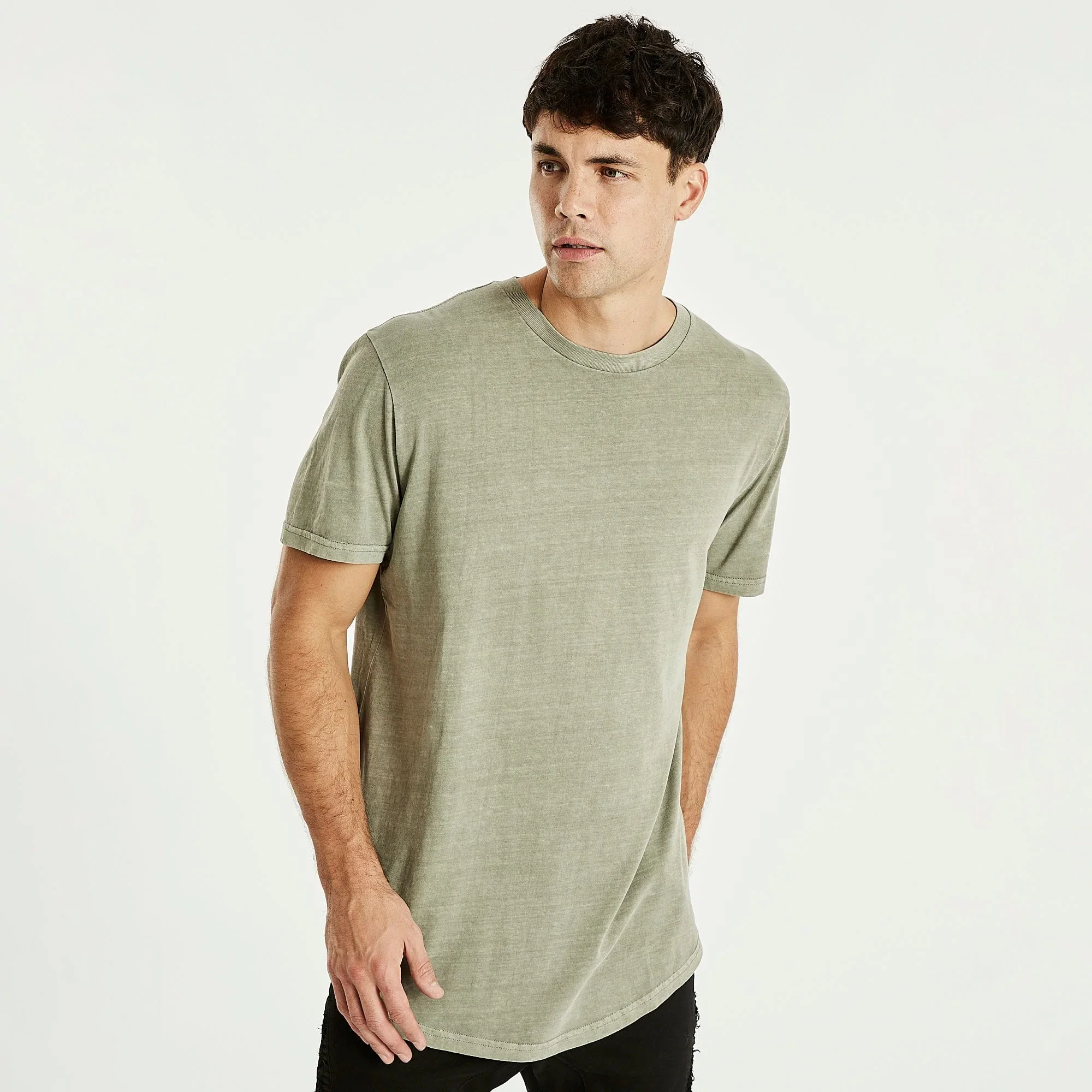 Kiss Chacey Essentials Dual Curved T-Shirt - Image 3