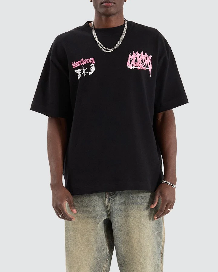 KISS CHACEY Katana Street Tee - Jet Black - Image 3