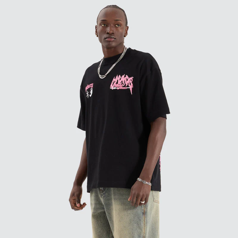 KISS CHACEY Katana Street Tee - Jet Black - Image 5