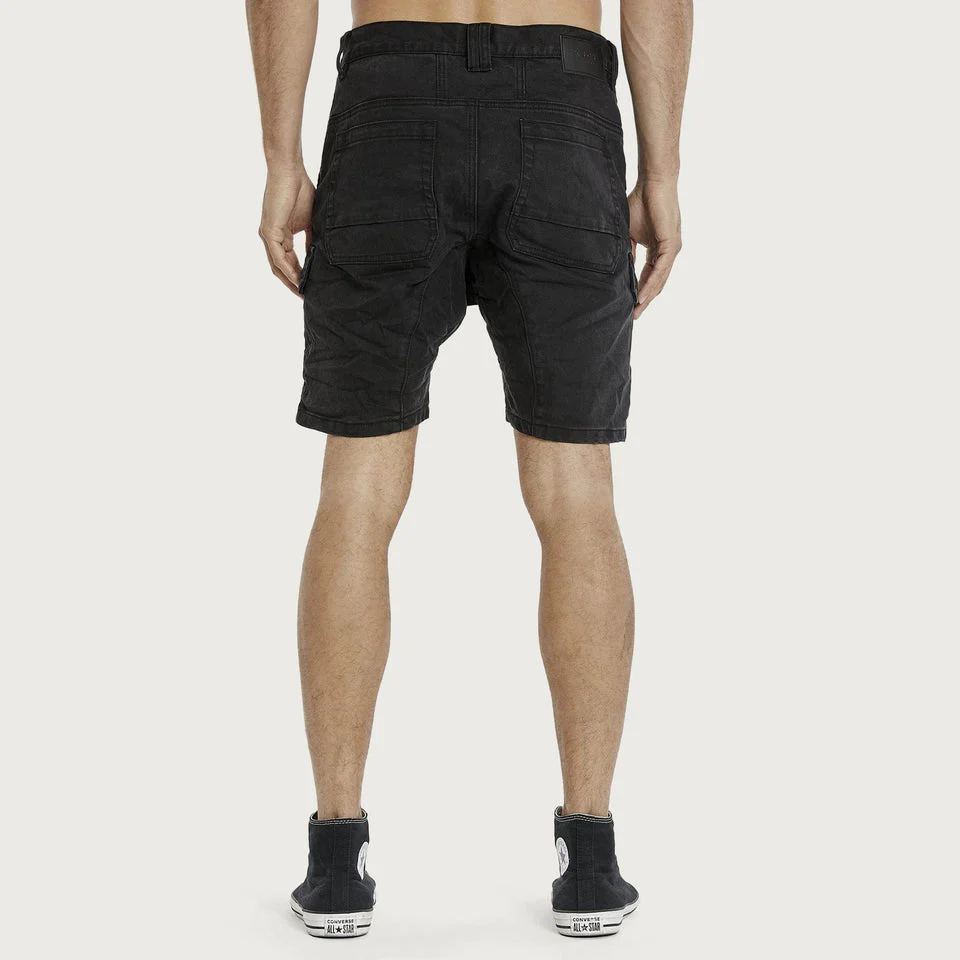 KISS CHACEY Salem Cargo Short - Obsidian Black - Image 2
