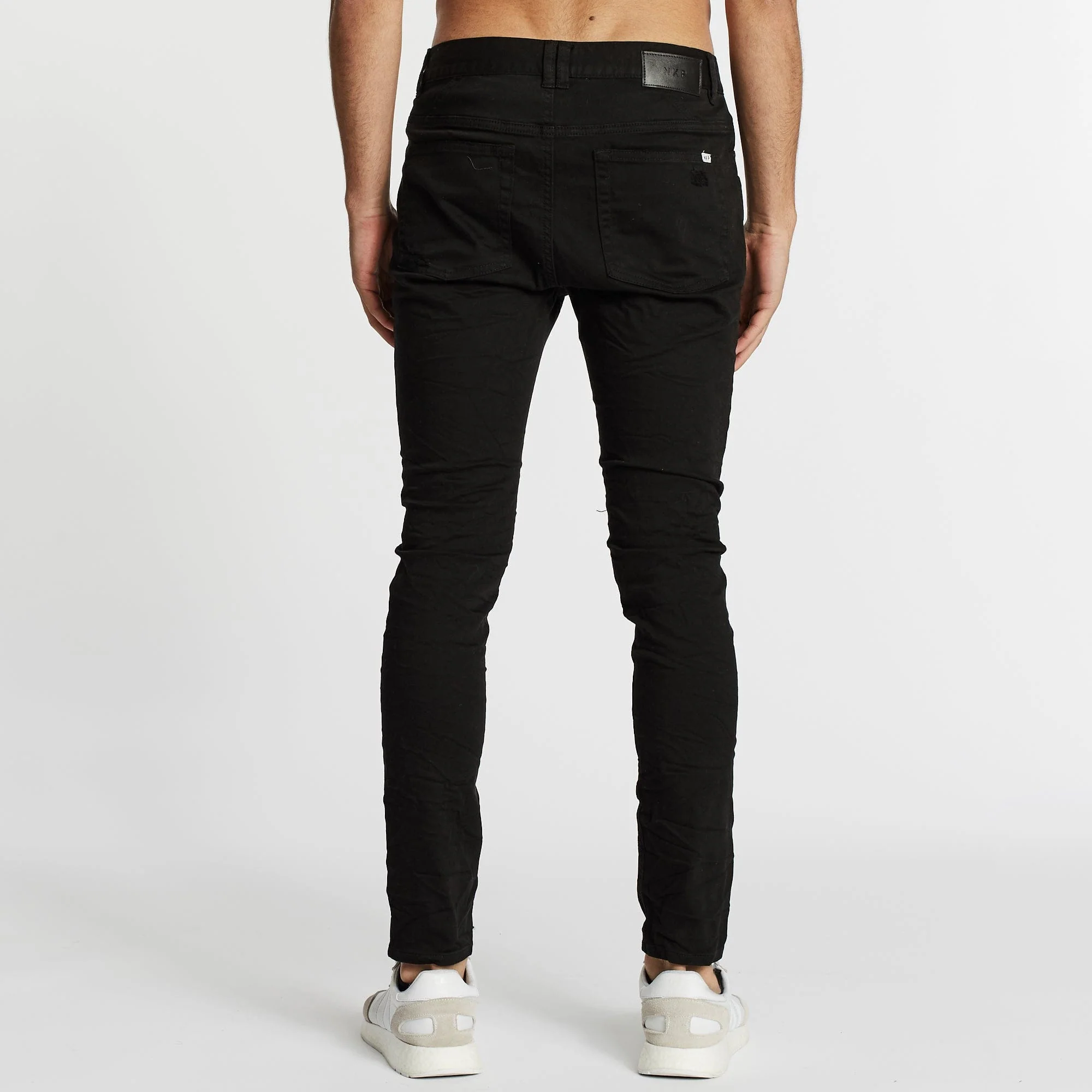 KISS CHACEY Tyler Super Skinny Fit Jean - Jet Black - Image 6