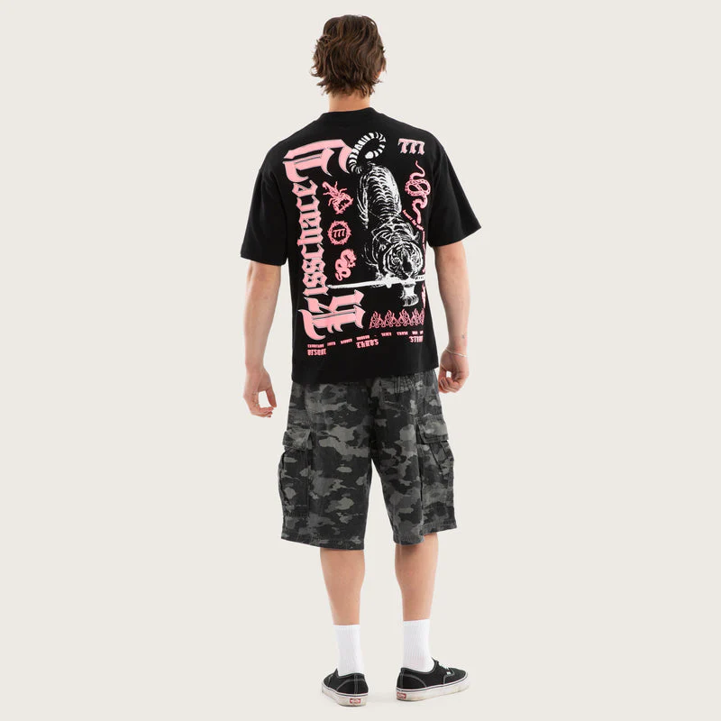 KISS CHACEY Zion Street Tee - Jet Black - Image 5