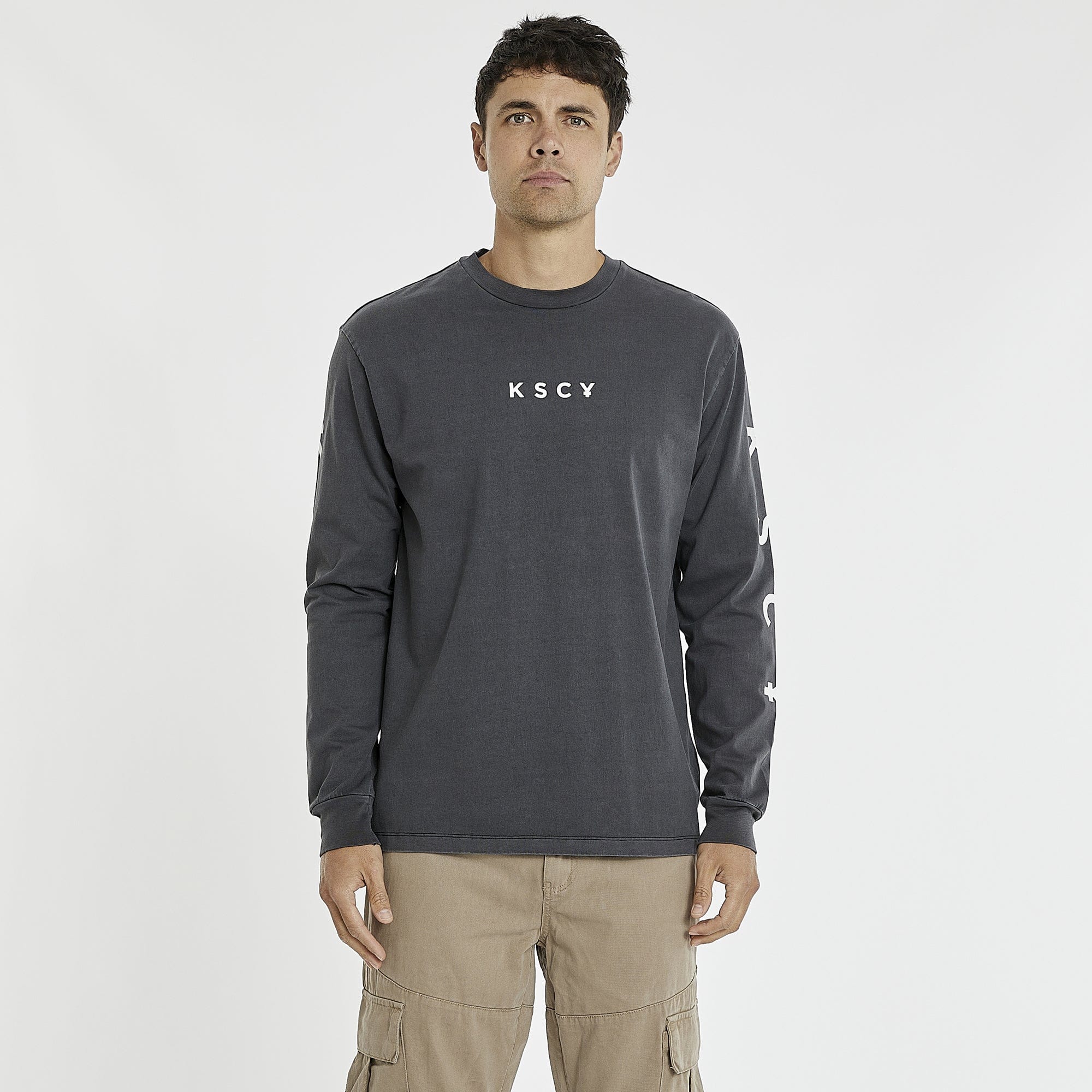 KISS CHACEY Last Chapter Heavy Relaxed Long Sleeve T-Shirt - Pigment Black - Image 3