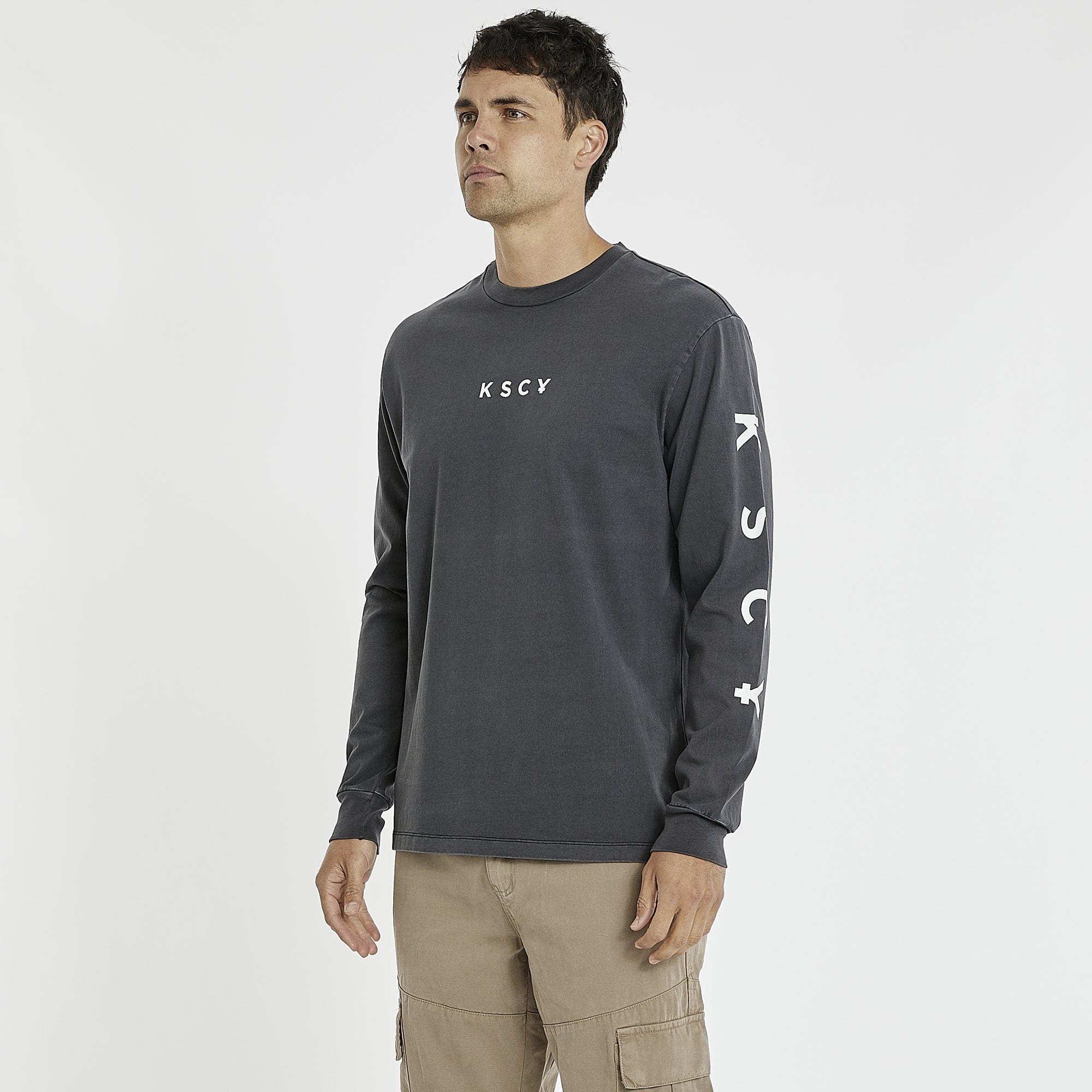 KISS CHACEY Last Chapter Heavy Relaxed Long Sleeve T-Shirt - Pigment Black - Image 4