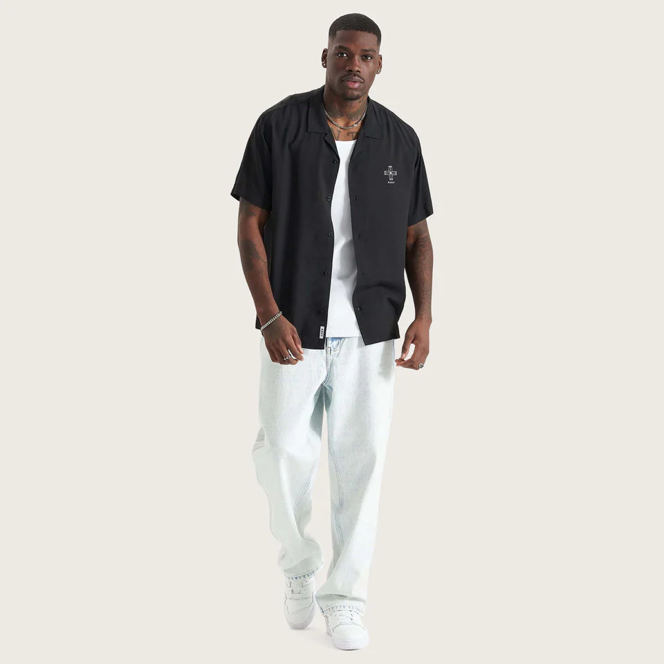 KISS CHACEY TRIUMPH RELAXED RESORT SHIRT - Black Print - Image 2