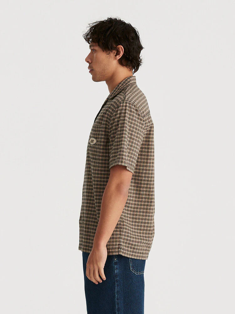 LEE Holiday 602422 Shirt - Sand Slate Check - Image 3