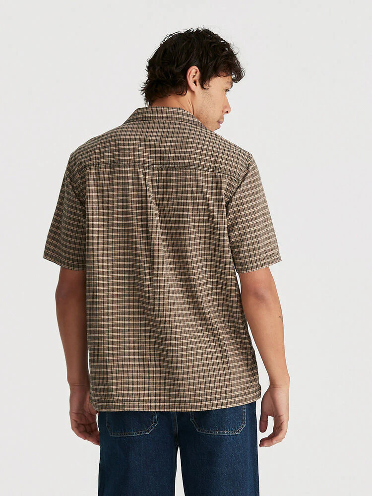 LEE Holiday 602422 Shirt - Sand Slate Check - Image 4