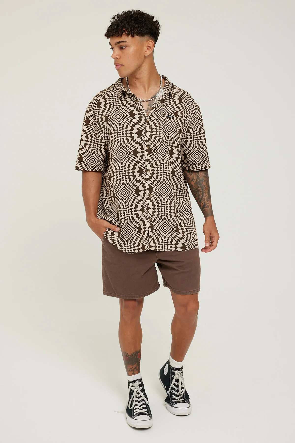 LEE WORKER 606922 RELAXED SHORT - Volcanic
