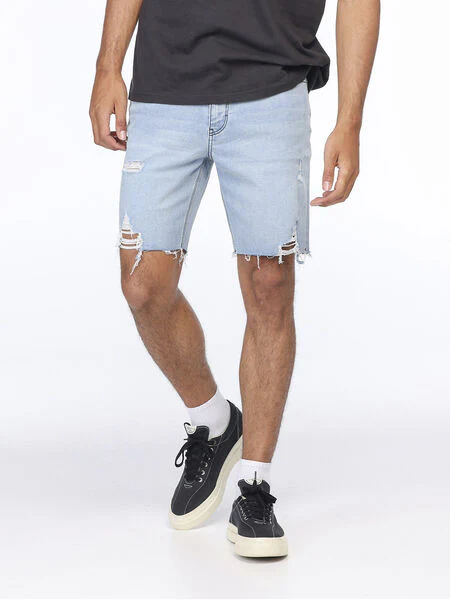 LEE Z-ROADIE 606854 SKINNY SHORT - Mantra Damage