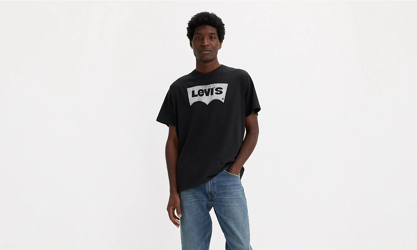 LEVI'S® 22491-1461 CLASSIC GRAPHIC T-SHIRT - Warped BW Caviar - Image 2
