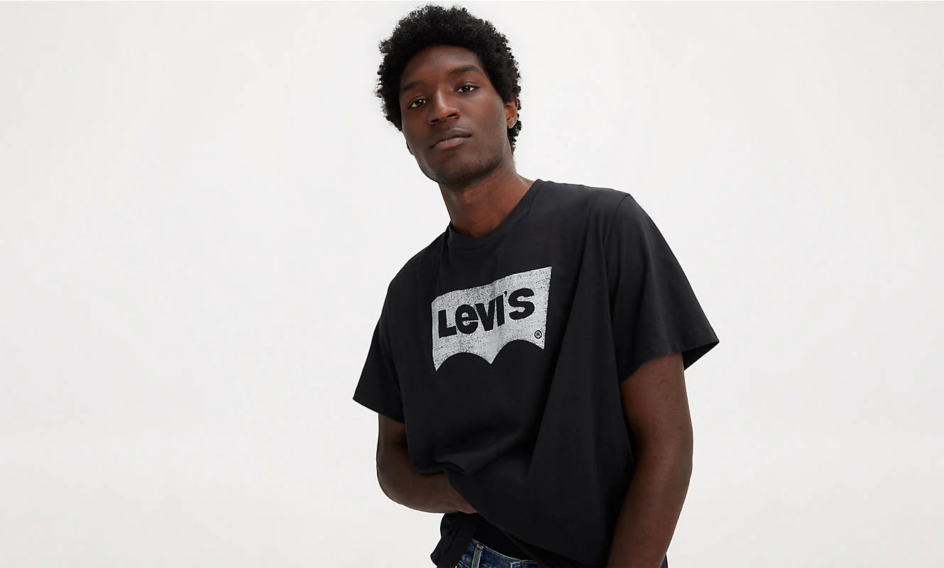 LEVI'S® 22491-1461 CLASSIC GRAPHIC T-SHIRT - Warped BW Caviar - Image 3