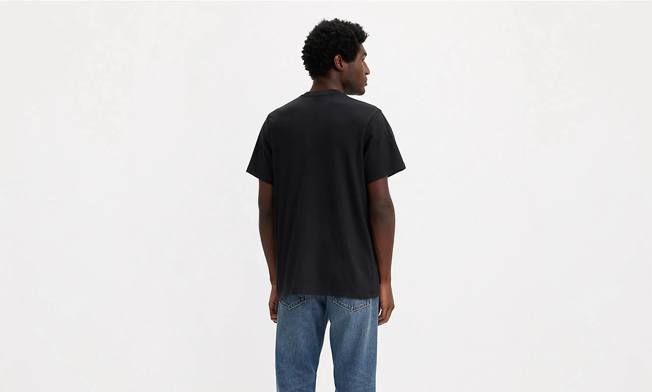 LEVI'S® 22491-1461 CLASSIC GRAPHIC T-SHIRT - Warped BW Caviar - Image 4