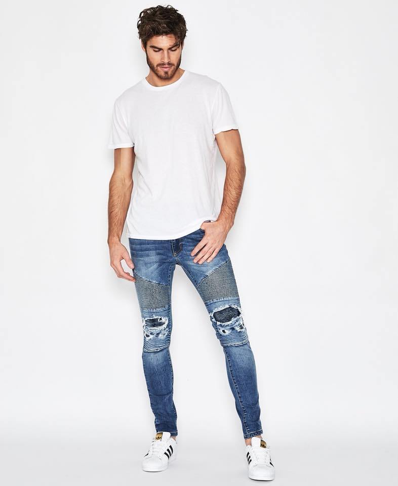 NENA AND PASADENA Combination Slim Biker Jean - Image 3