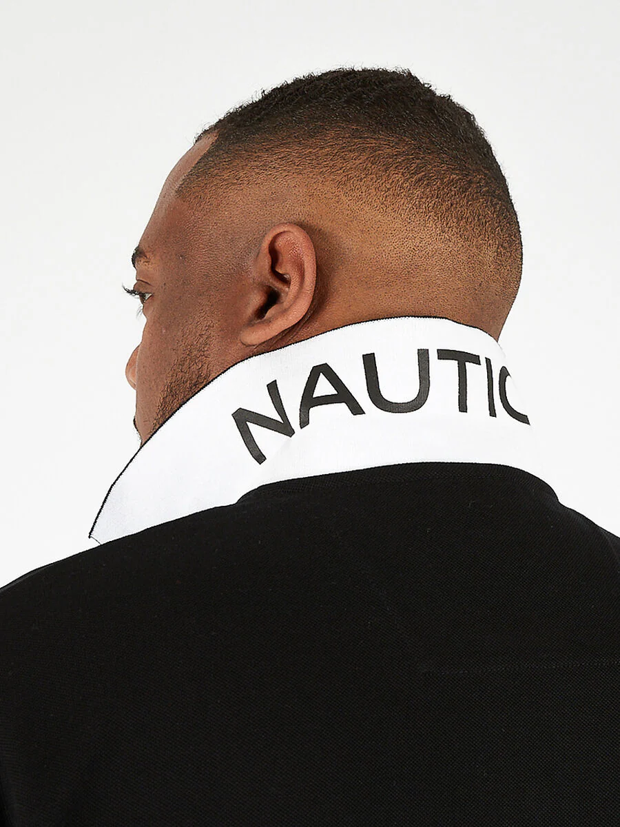 NAUTICA BIG & TALL J CLASS COLLECTION TRENT POLO - Black - Image 3