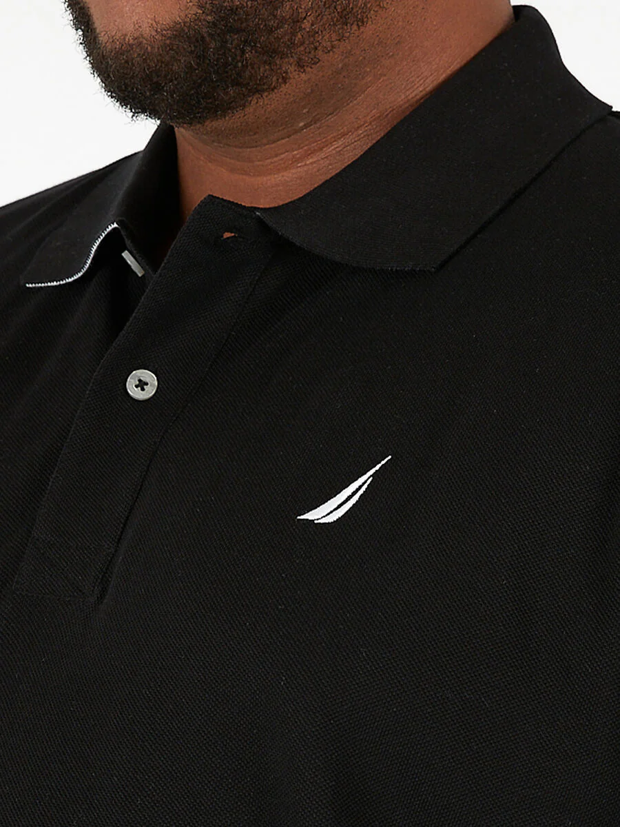 NAUTICA BIG & TALL J CLASS COLLECTION TRENT POLO - Black - Image 4