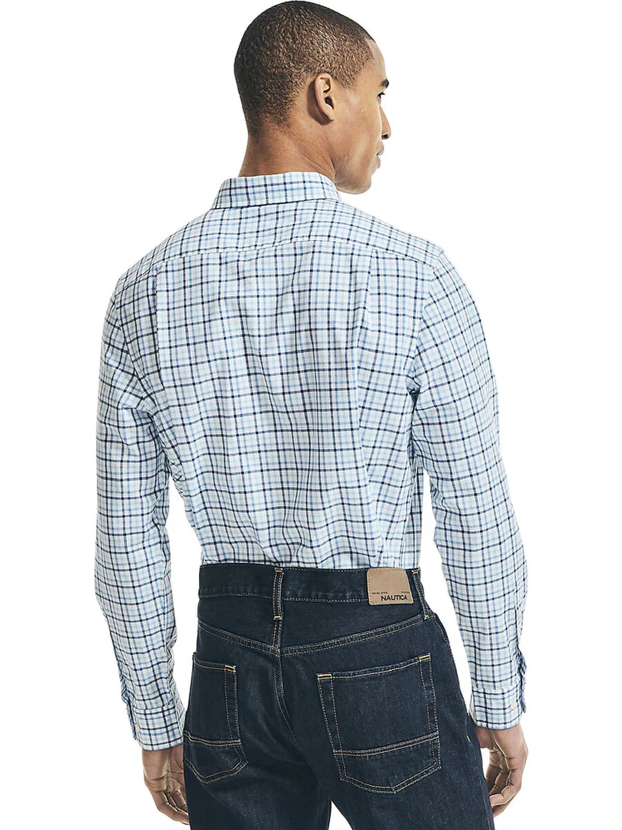 NAUTICA NAW922101BW CLASSIC FIT NAVTECH HAVANA SHIRT - Bright White - Image 3