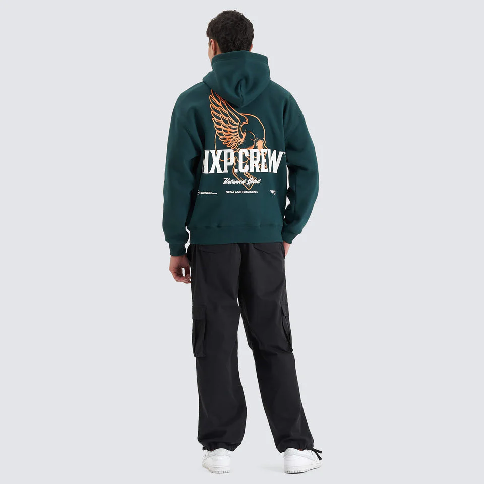 NENA AND PASADENA Corbusian Heavy Box Fit Hoodie - Bull Pine - Image 4