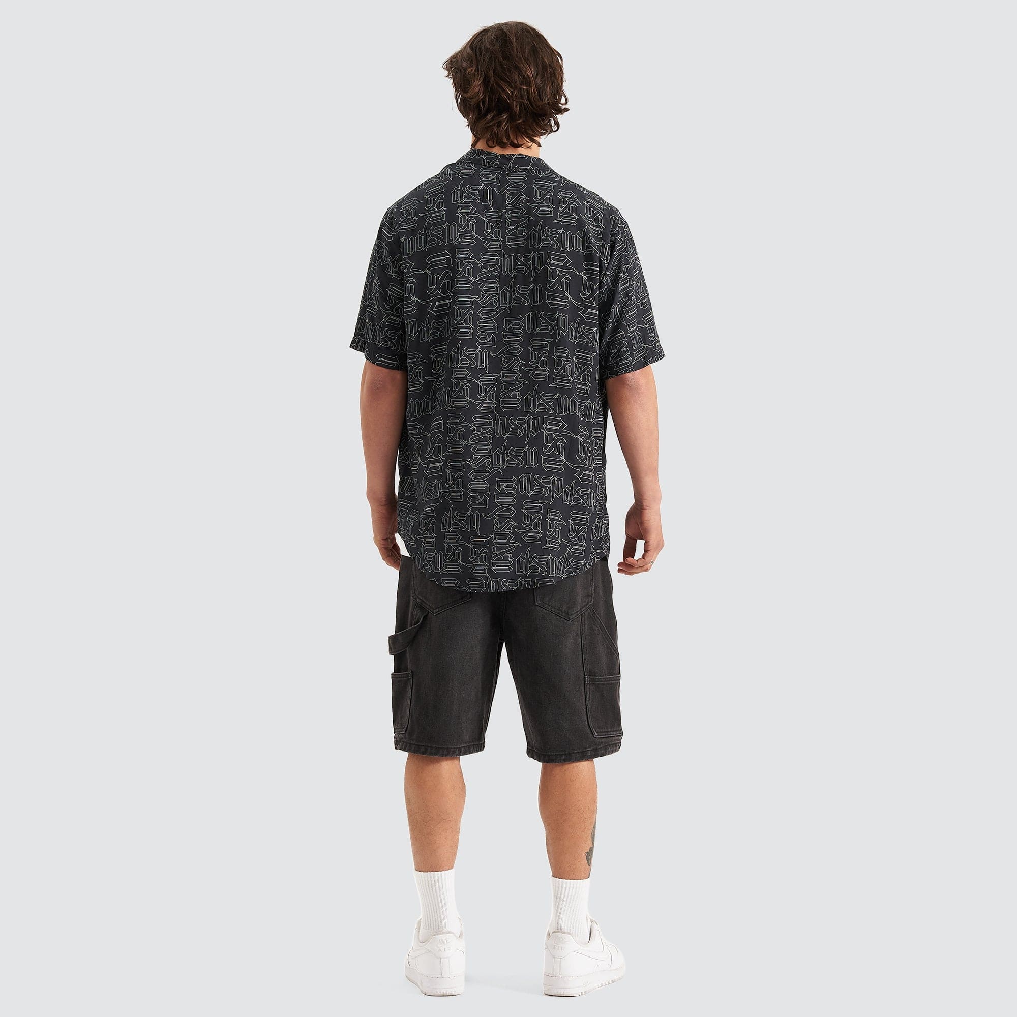 NENA AND PASADENA Criminalisation Relaxed Party Shirt Black Print - Image 6