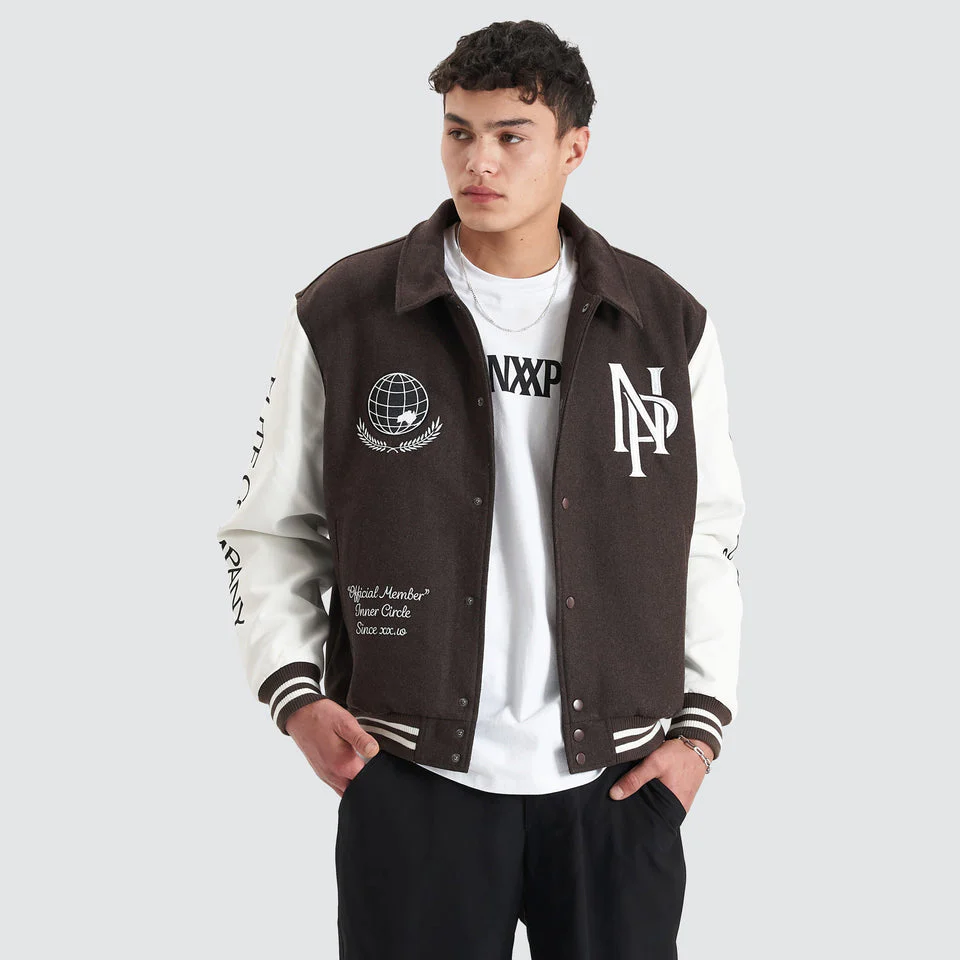 NENA AND PASADENA Facade Varsity Jacket - After Dark - Image 3