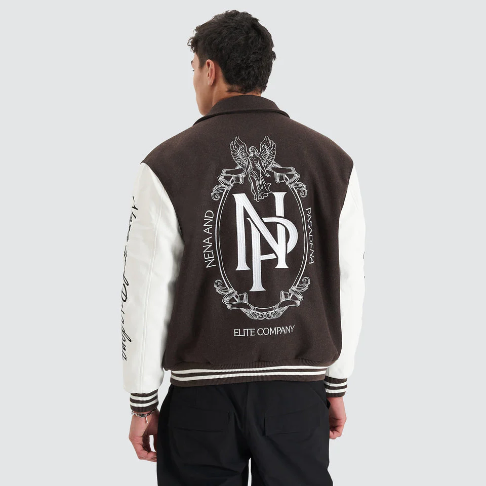 NENA AND PASADENA Facade Varsity Jacket - After Dark - Image 4