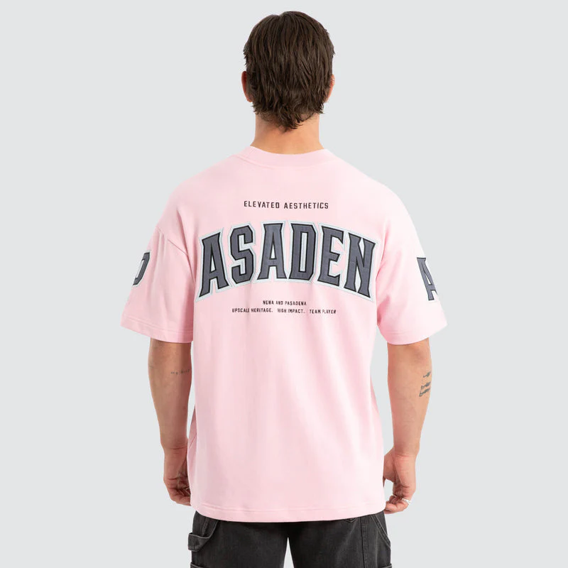 NENA AND PASADENA FACTOR LOOPBACK RAPTOR TEE - Orchid Pink - Image 2