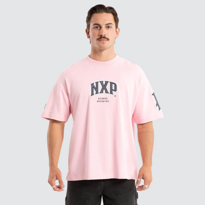 NENA AND PASADENA FACTOR LOOPBACK RAPTOR TEE - Orchid Pink - Image 3