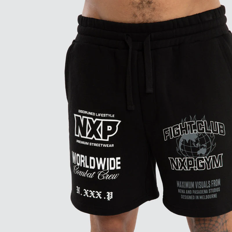 NENA AND PASADENA Forge Gym Trackshort - Jet Black - Image 5