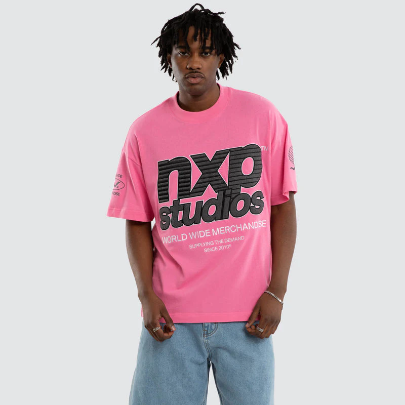 NENA AND PASADENA Frontier Raptor Tee - Pink - Image 2
