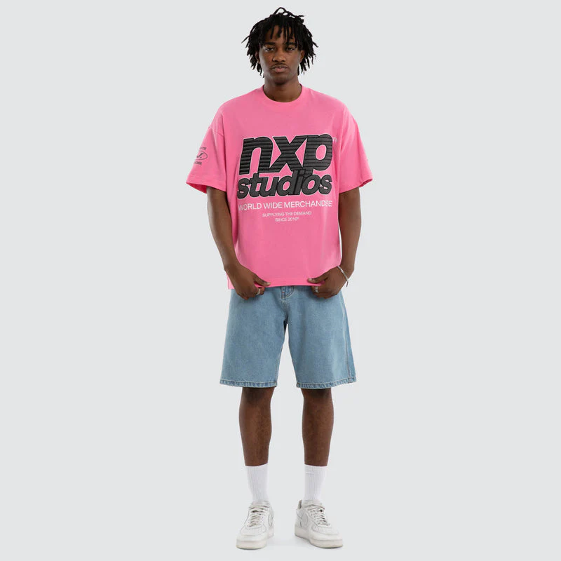 NENA AND PASADENA Frontier Raptor Tee - Pink - Image 3