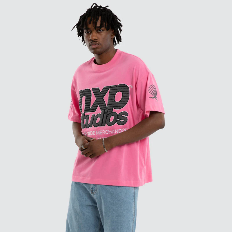 NENA AND PASADENA Frontier Raptor Tee - Pink - Image 4