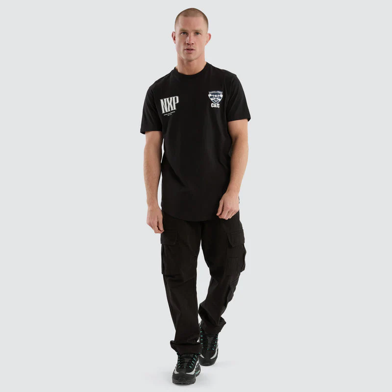 NENA AND PASADENA Geelong Cats AFL Legend Tee - Jet Black - Image 4