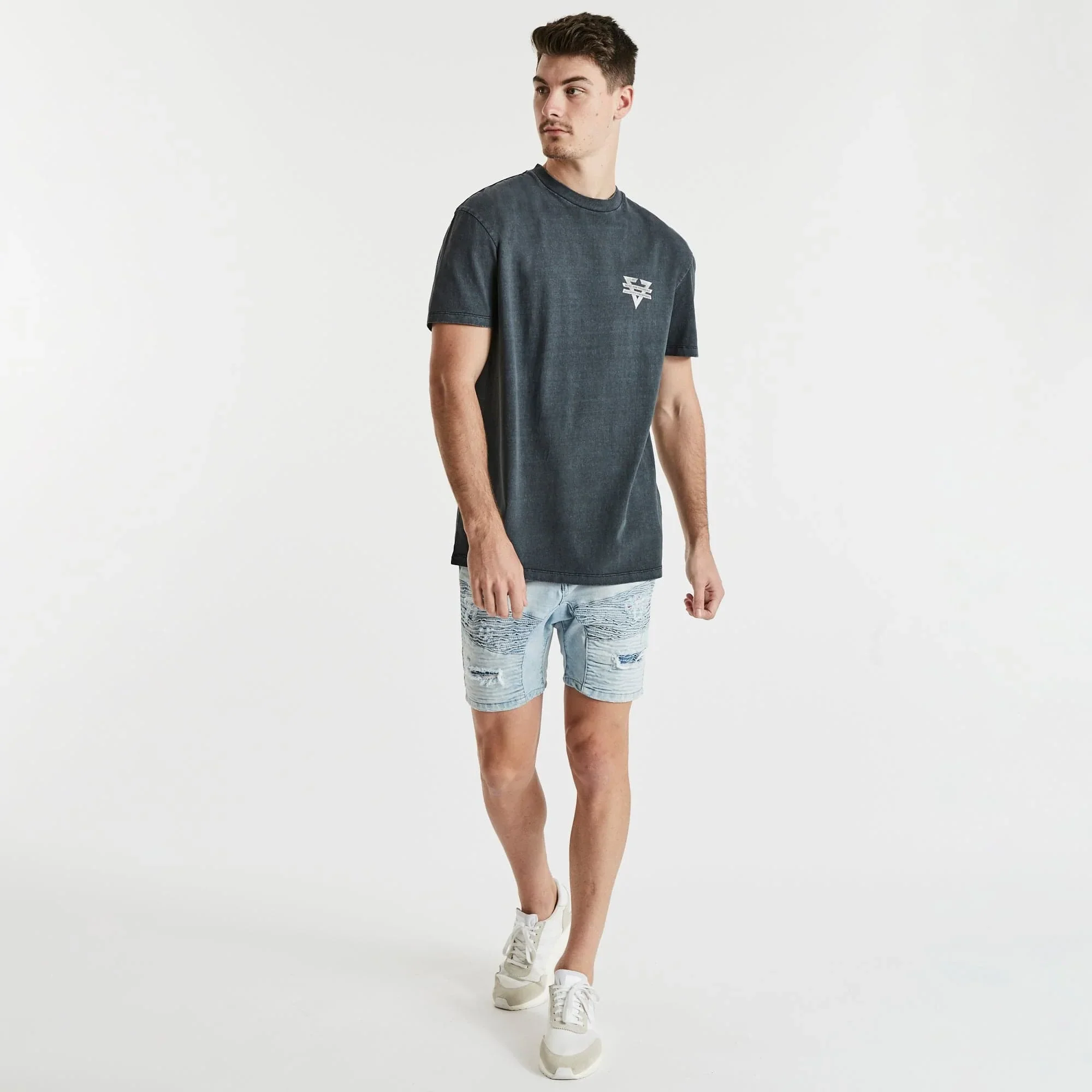 NENA AND PASADENA Panthers Relaxed Tee - Pigment Black