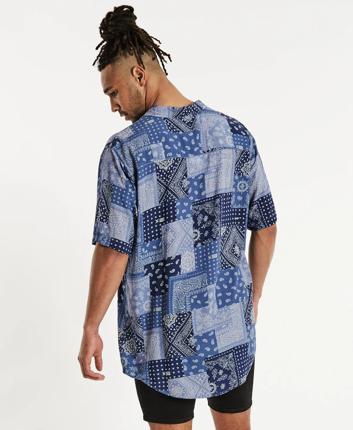 NENA AND PASADENA Rap Relaxed S/S Shirt - Blue - Image 6