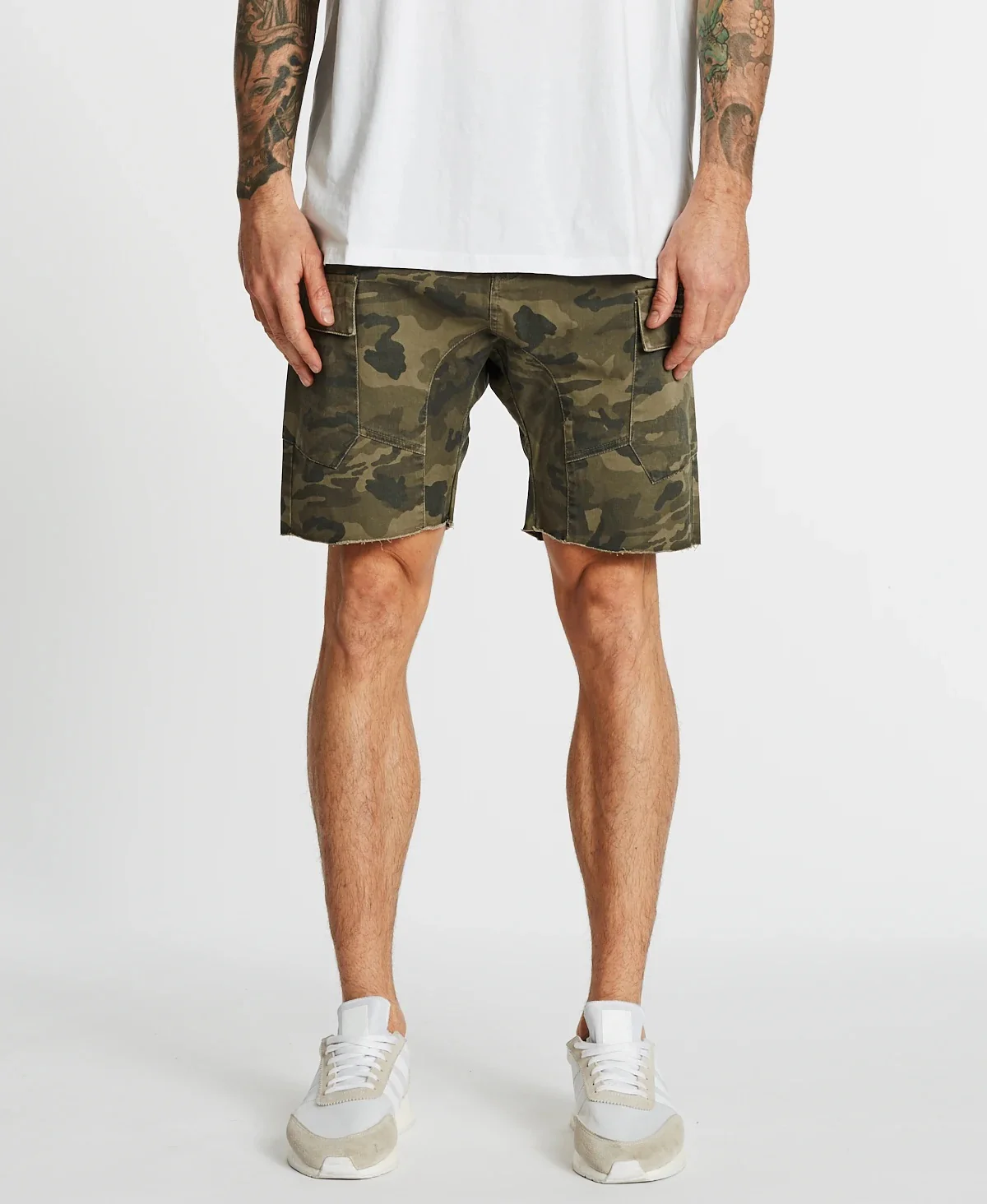 NENA AND PASADENA Sabre Cargo Shorts - Airwolf Camo