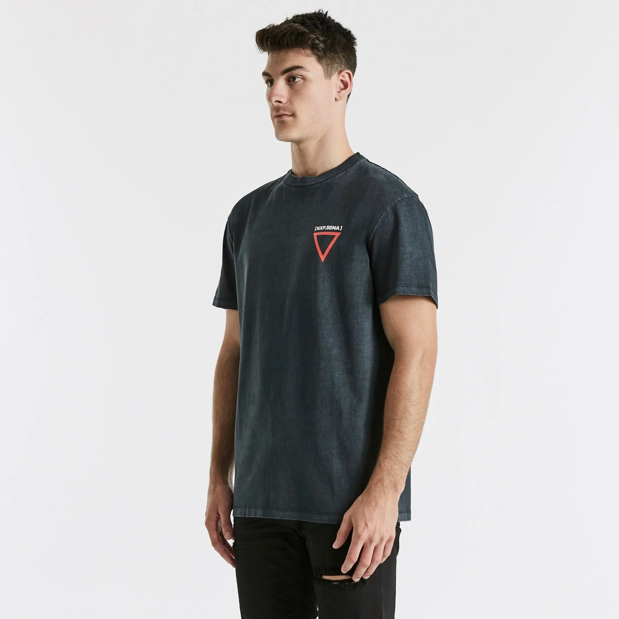 NENA AND PASADENA Silent Relaxed Tee - Pigment Black - Image 3