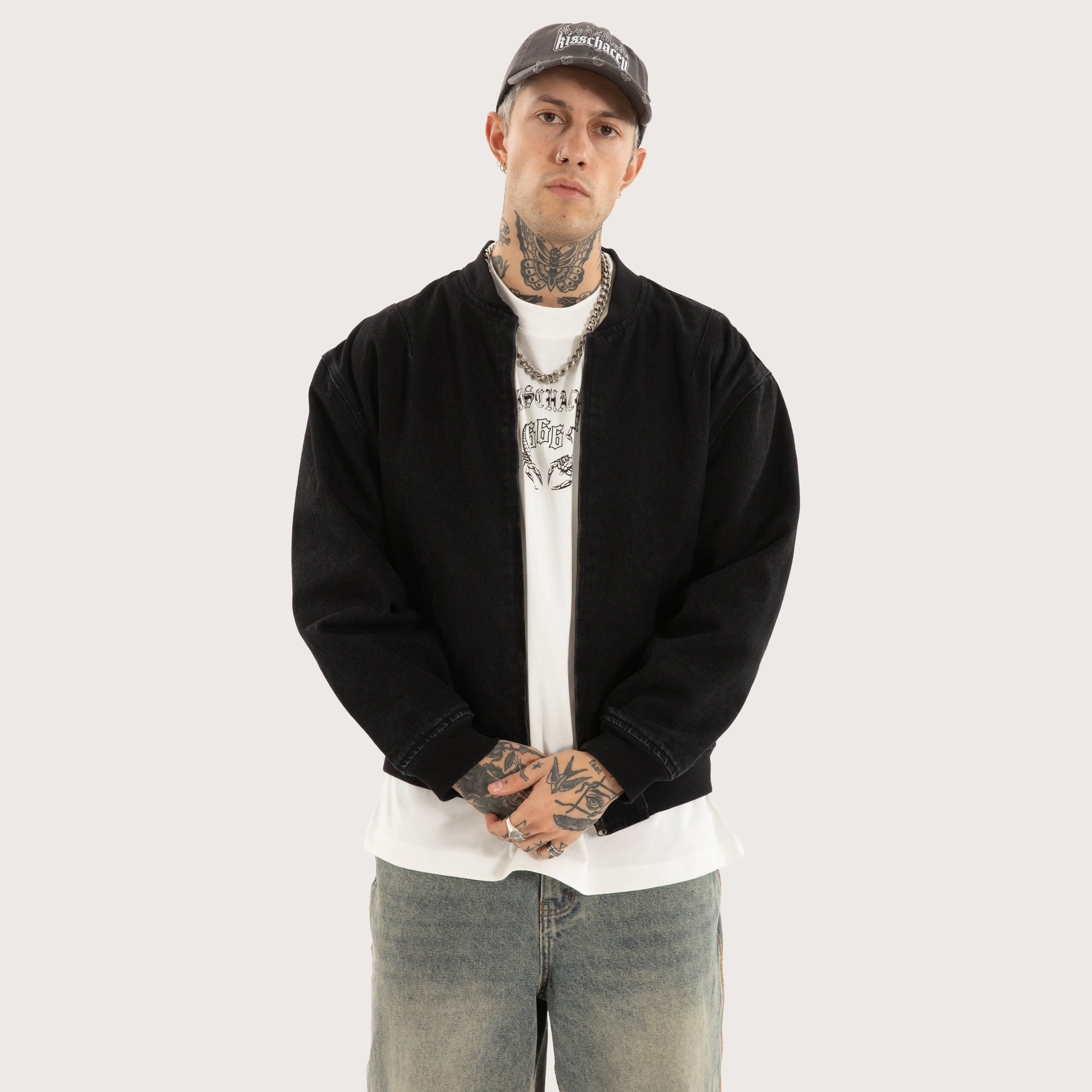 KISS CHACEY Solitary Puffer Jacket - Jet Black