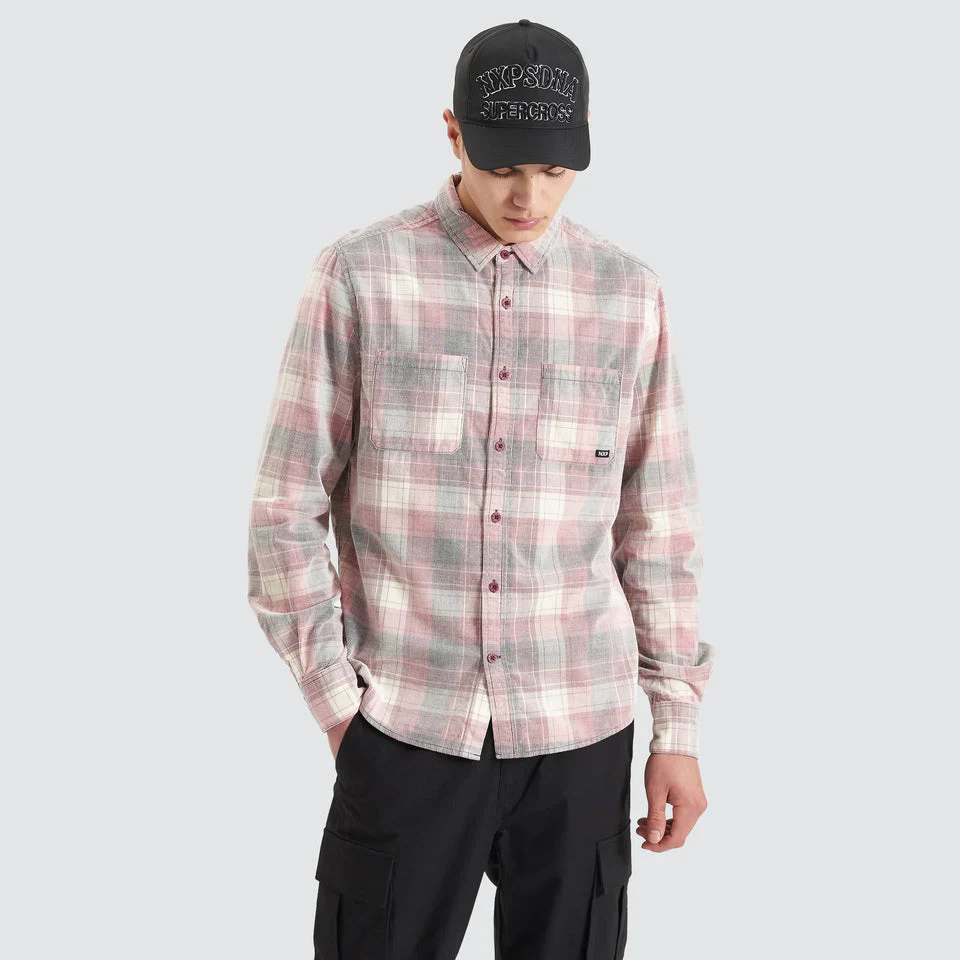 NENA AND PASADENA Treshold Casual Long Sleeve Shirt Renaissance - Red Check - Image 4