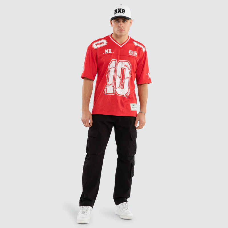 NENA AND PASADENA Wired Gridiron Jersey - Red