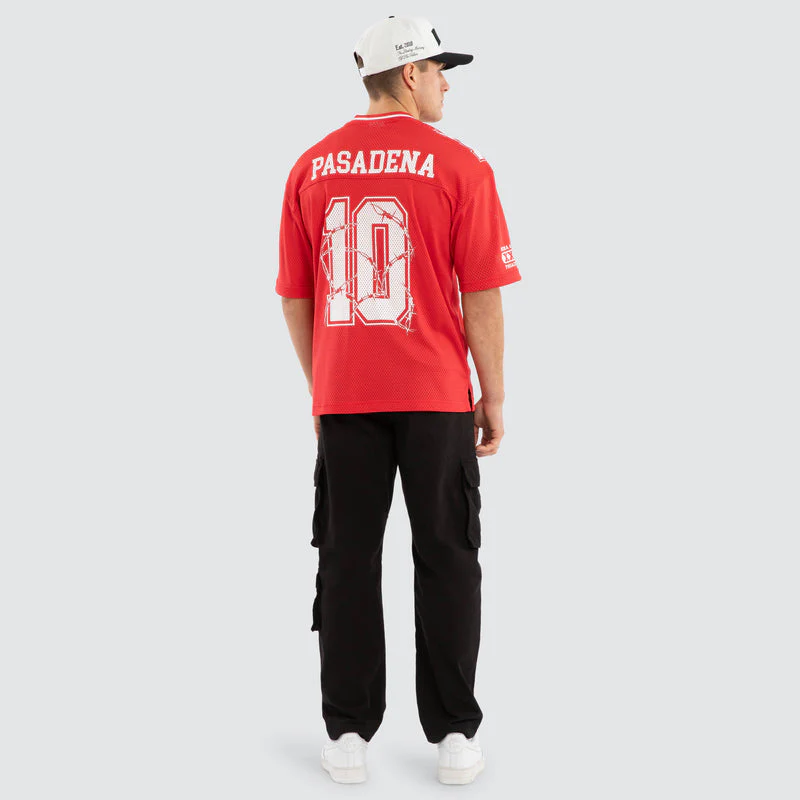 NENA AND PASADENA Wired Gridiron Jersey - Red - Image 2