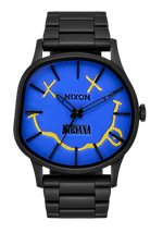 NIXON Nirvana Sentry Wobble Watch - Yellow Nirvana Smiley - Image 3