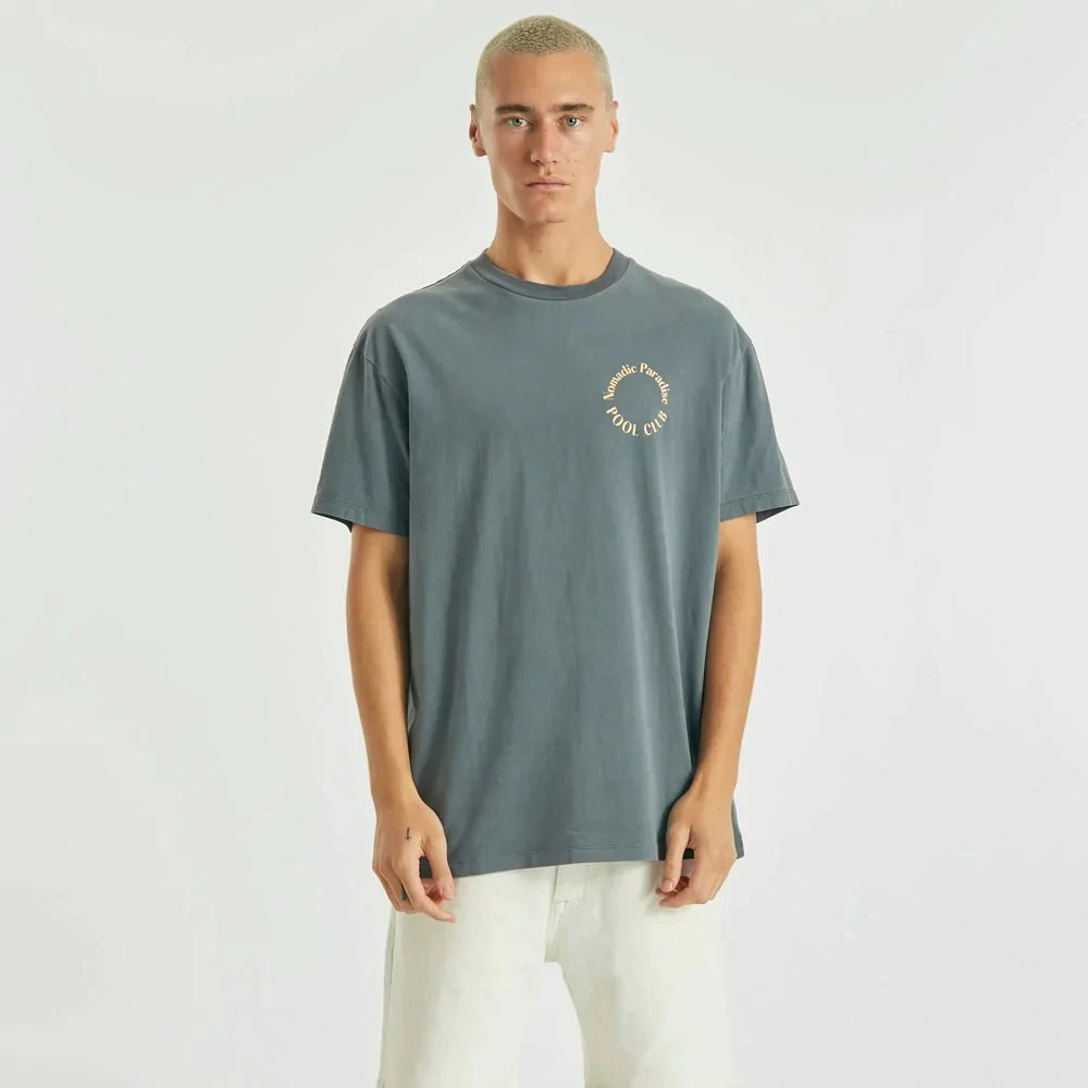 NOMADIC PARADISE CONNECTED RELAXED TEE - Pigment Asphalt - Image 4
