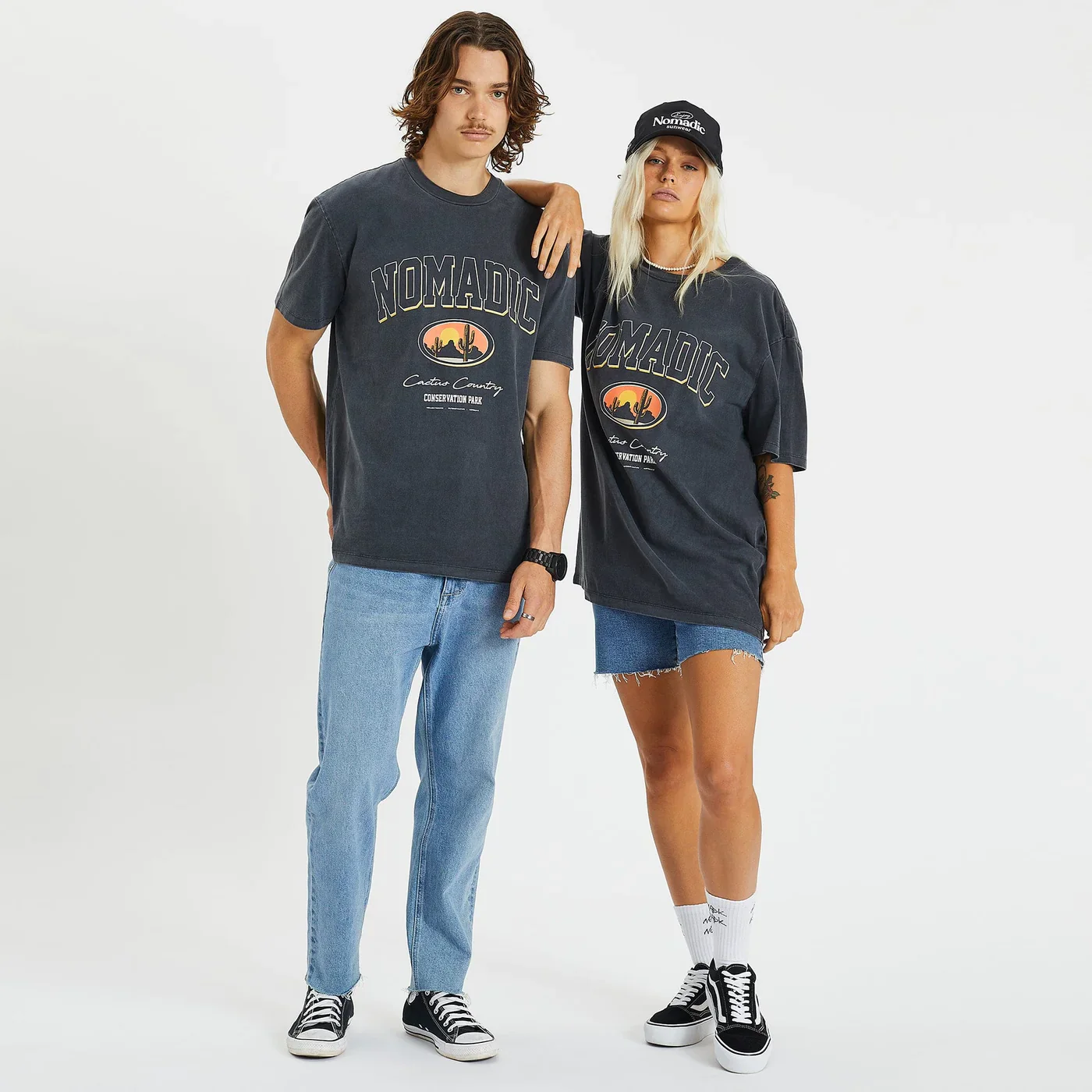 Nomadic PARADISE Conservatory Relaxed T-Shirt - Pigment Asphalt