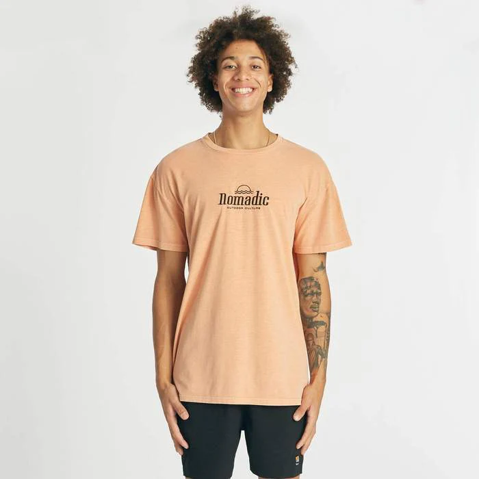 Nomadic Paradise Contest Relaxed Tee - Pigment Coral Sands - Image 2
