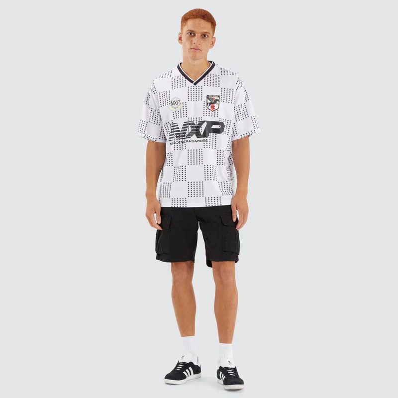 NENA AND PASADENA Division Football Jersey - Black/White Check - Image 5