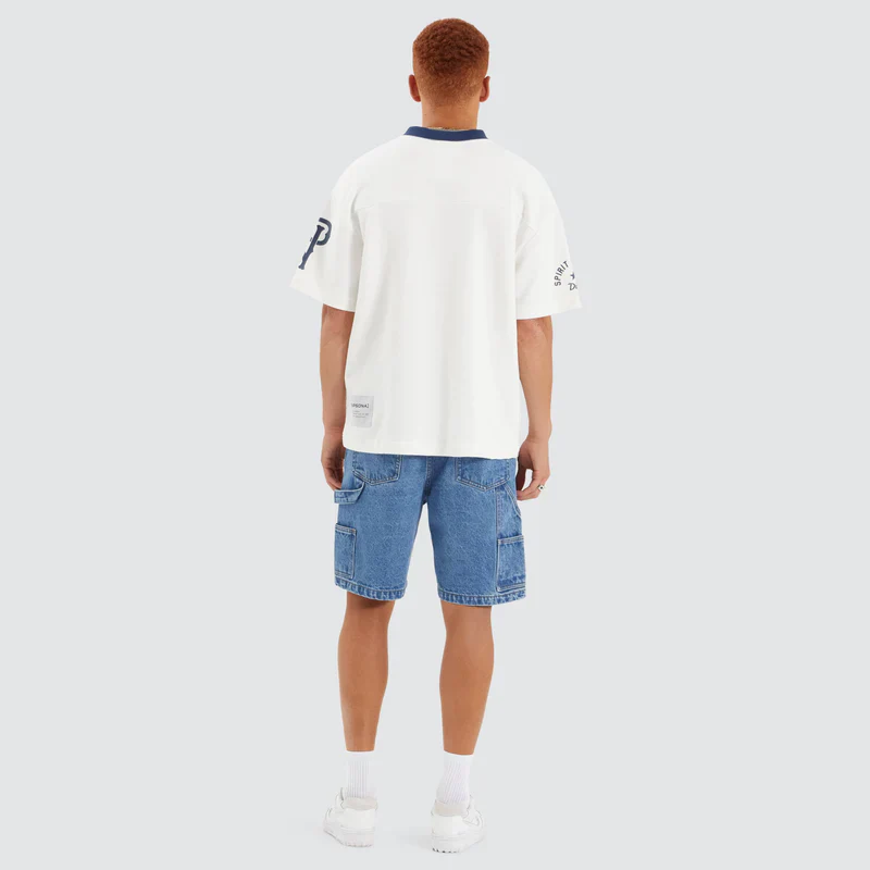 NOMADIC PARADISE Matchup V-Neck Tee - Natural White - Image 3